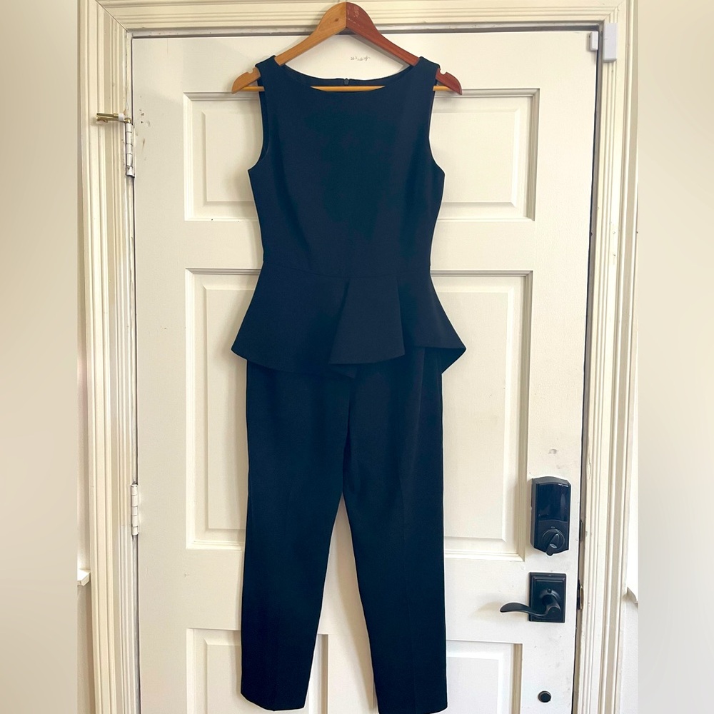 Black Halo peplum jumpsuit